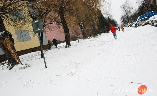Atak zimy w Jaśle