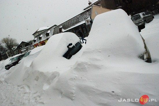 Atak zimy w Jaśle