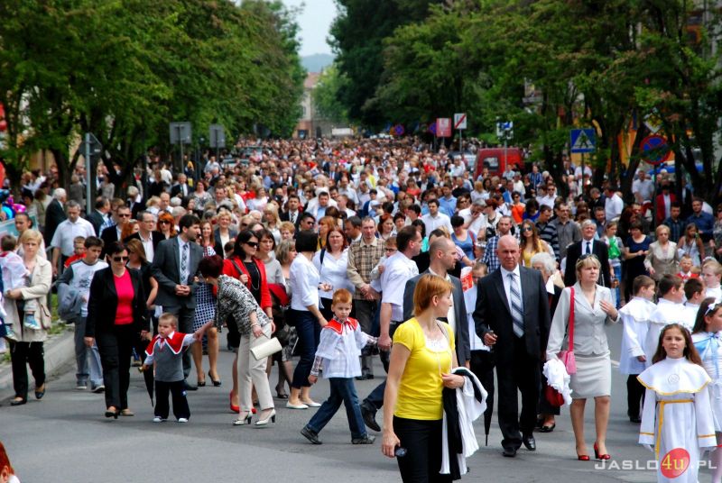Boże Ciało w Jaśle