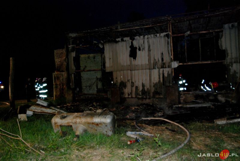 Pożar w Osieku Jasielskim