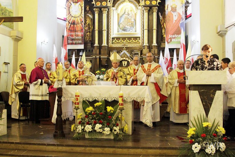 Intronizacja relikwii błogosławionego Jana Pawła II