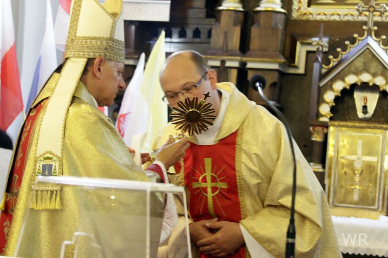 Intronizacja relikwii błogosławionego Jana Pawła II