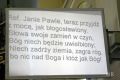 Intronizacja relikwii błogosławionego Jana Pawła II