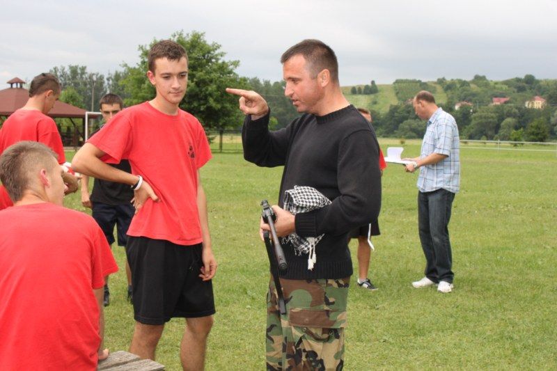 Zgrupowanie survivalowe klas mundurowych o profilu policyjno-strażackim LO w Kołaczycach