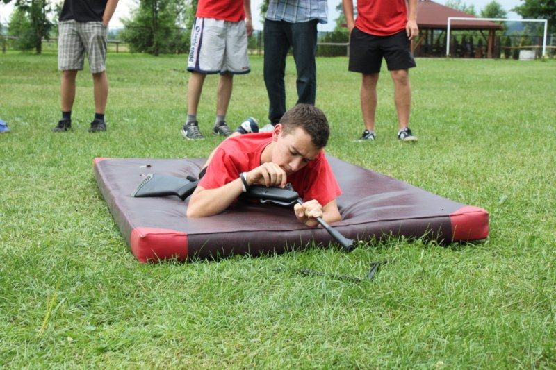 Zgrupowanie survivalowe klas mundurowych o profilu policyjno-strażackim LO w Kołaczycach