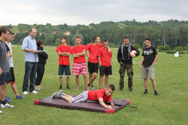 Zgrupowanie survivalowe klas mundurowych o profilu policyjno-strażackim LO w Kołaczycach