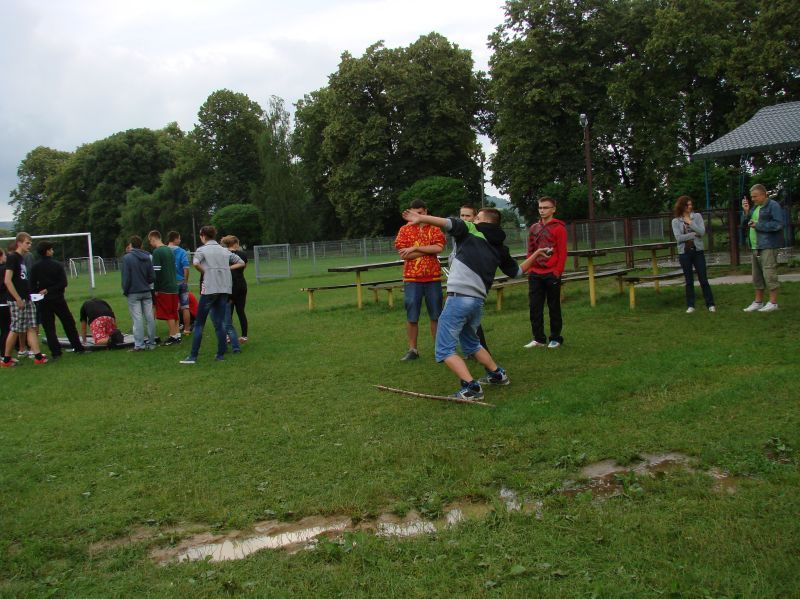 Zgrupowanie survivalowe klas mundurowych o profilu policyjno-strażackim LO w Kołaczycach