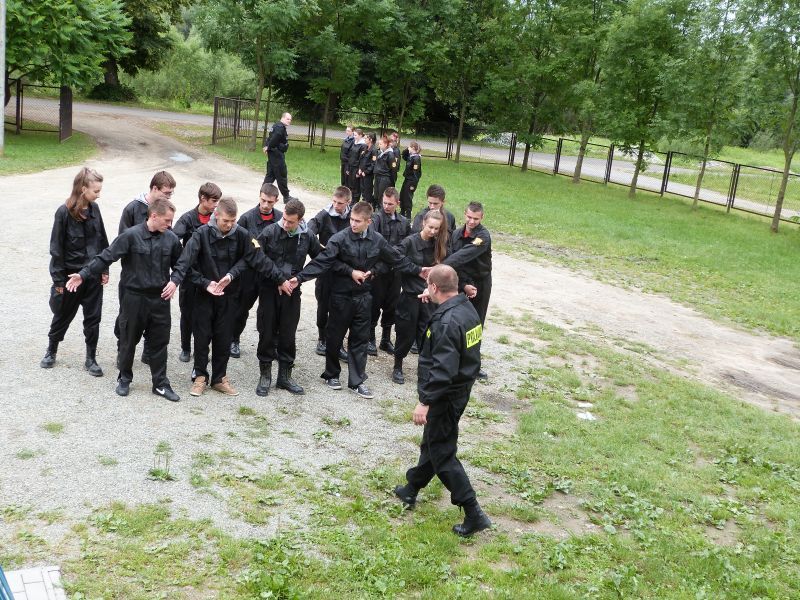 Zgrupowanie survivalowe klas mundurowych o profilu policyjno-strażackim LO w Kołaczycach