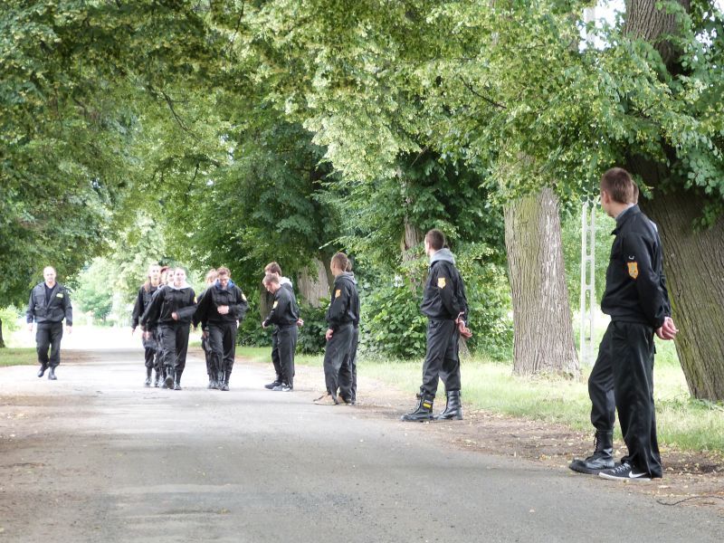 Zgrupowanie survivalowe klas mundurowych o profilu policyjno-strażackim LO w Kołaczycach