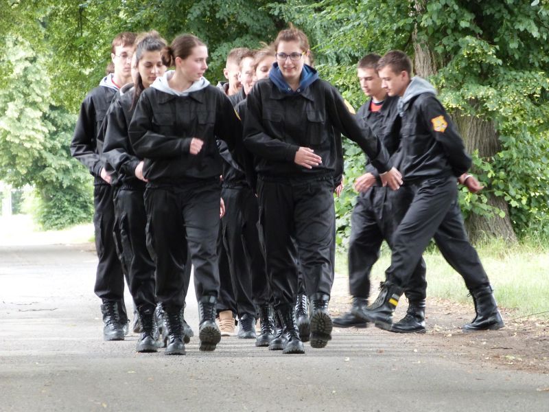 Zgrupowanie survivalowe klas mundurowych o profilu policyjno-strażackim LO w Kołaczycach