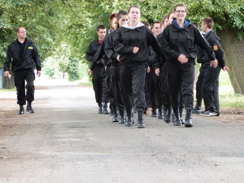 Zgrupowanie survivalowe klas mundurowych o profilu policyjno-strażackim LO w Kołaczycach