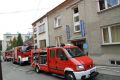 Pożar na ul. Basztowej w Jaśle