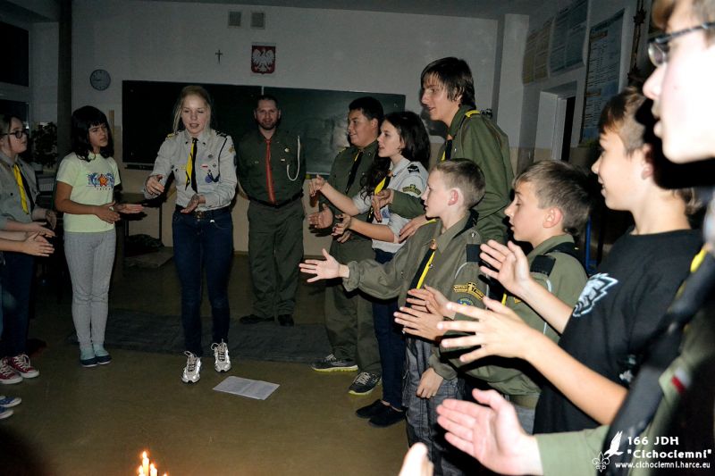 Biwak harcerzy jasielskich w Bączalu