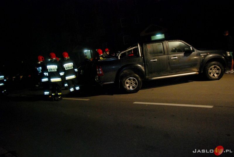 Wypadek na u. Szajnochy w Jaśle