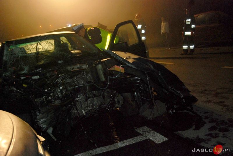 Wypadek na u. Szajnochy w Jaśle