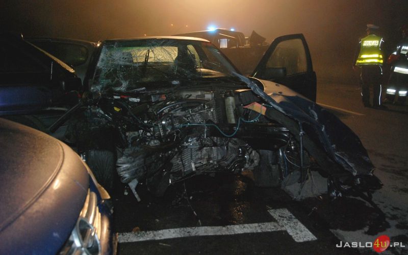 Wypadek na u. Szajnochy w Jaśle
