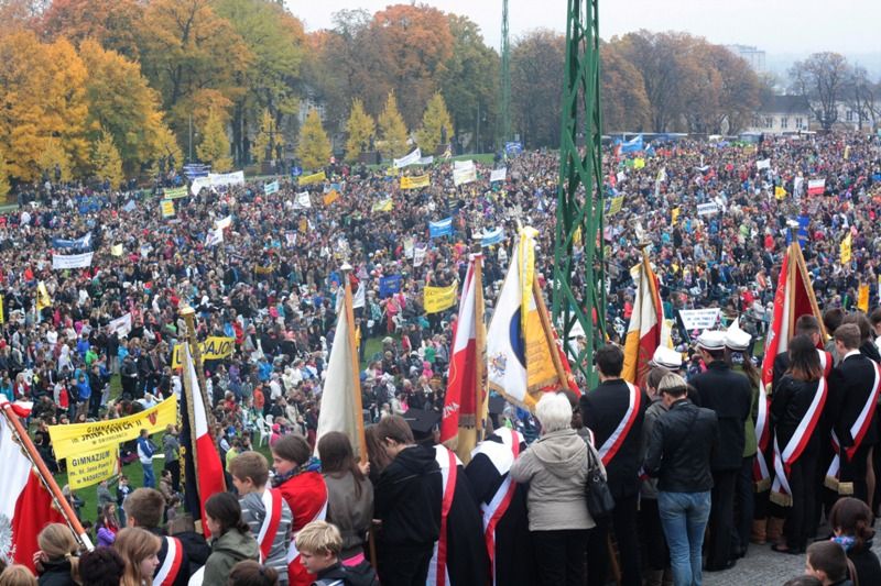 Szkoła w Lipnicy na XIII Ogólnopolskiej Pielgrzymce Rodziny Szkół im. Jana Pawła II na Jasną Górę