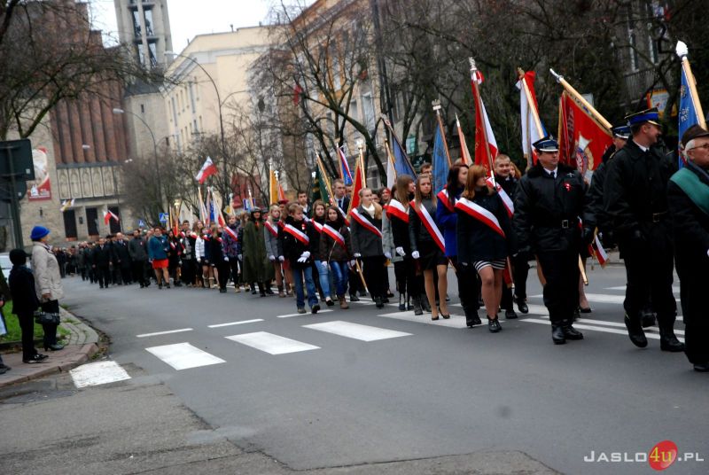 Uroczystości 11 listopada w Jaśle
