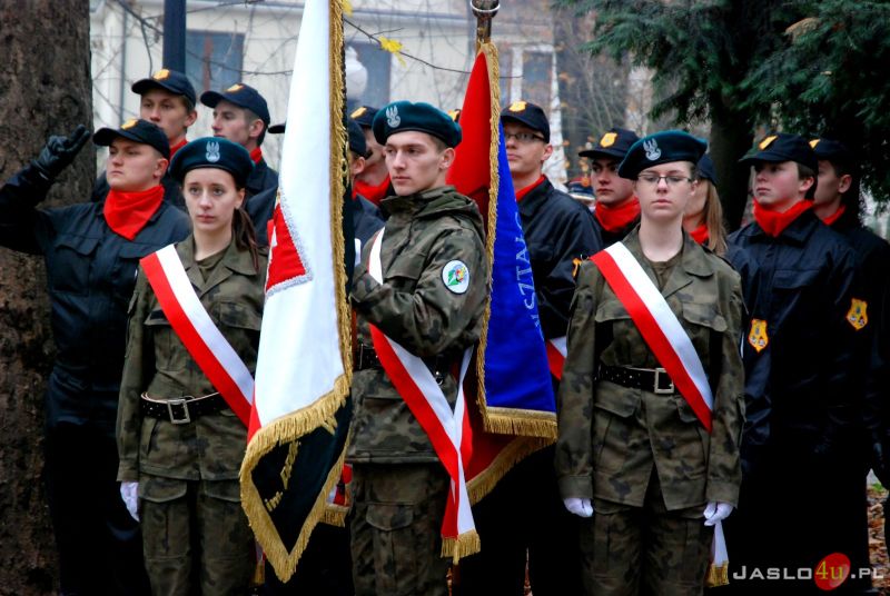 Uroczystości 11 listopada w Jaśle