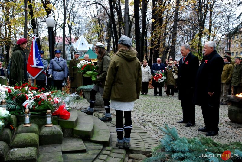 Uroczystości 11 listopada w Jaśle