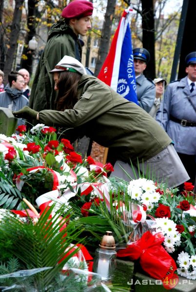 Uroczystości 11 listopada w Jaśle