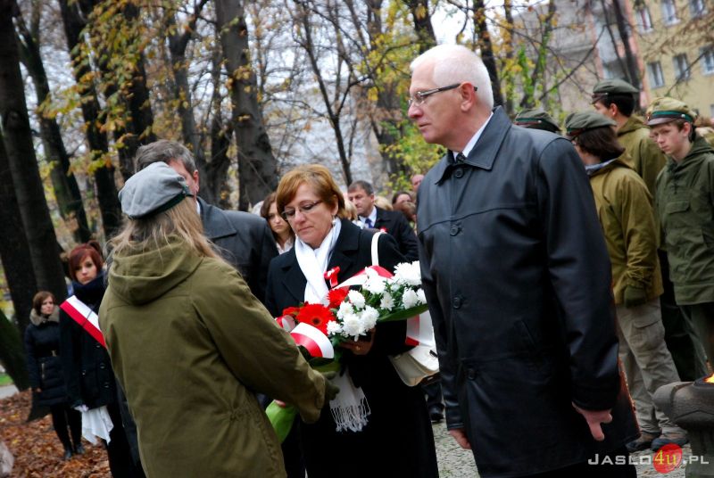 Uroczystości 11 listopada w Jaśle
