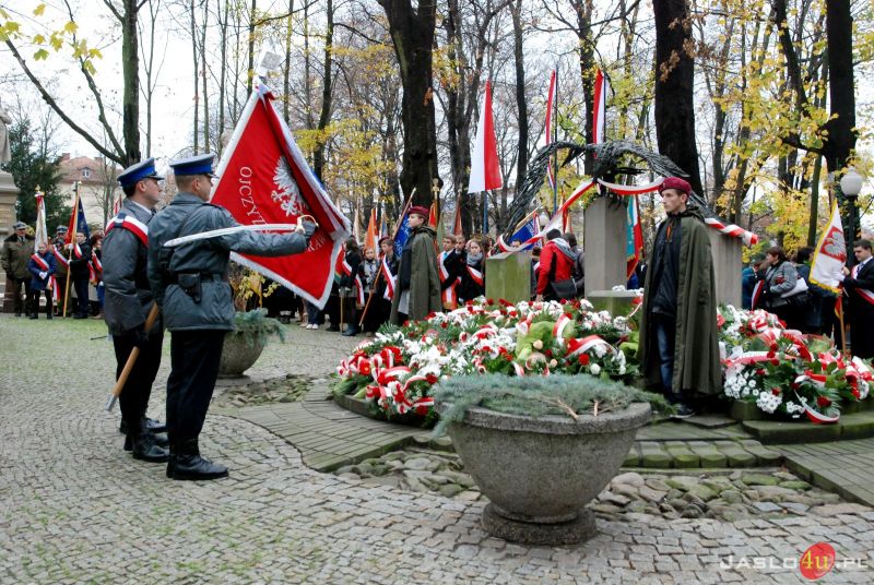 Uroczystości 11 listopada w Jaśle