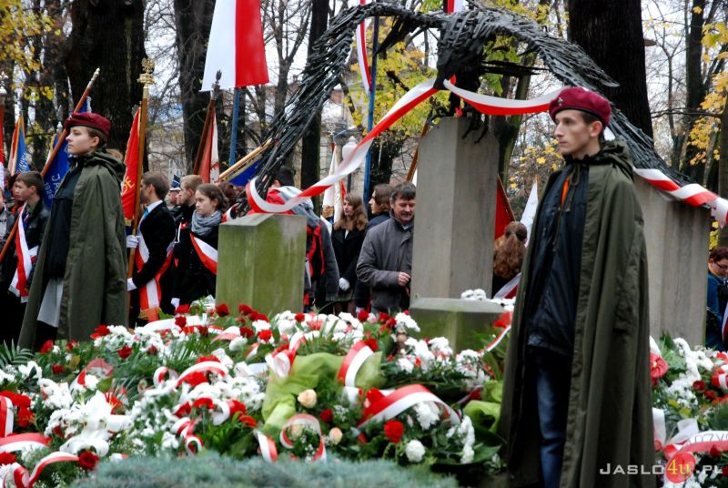 Uroczystości 11 listopada w Jaśle