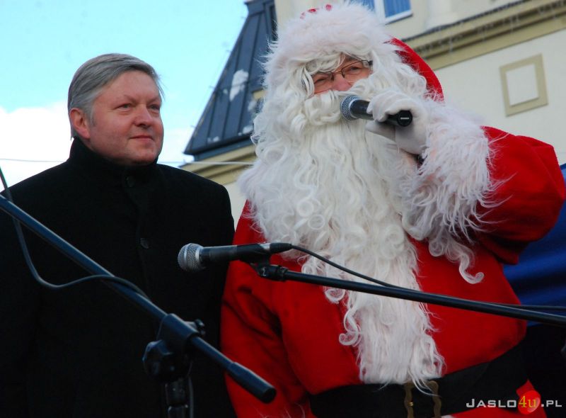 Mikołaj z Jedynką w Jaśle