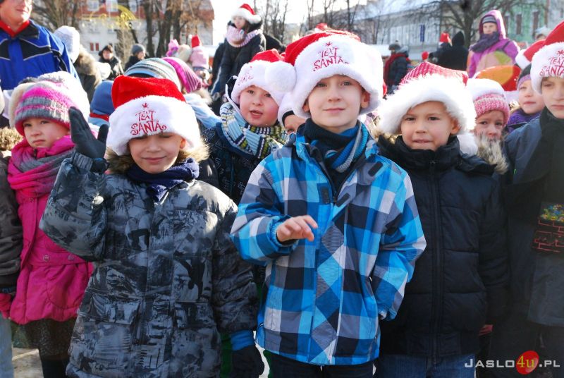 Mikołaj z Jedynką w Jaśle