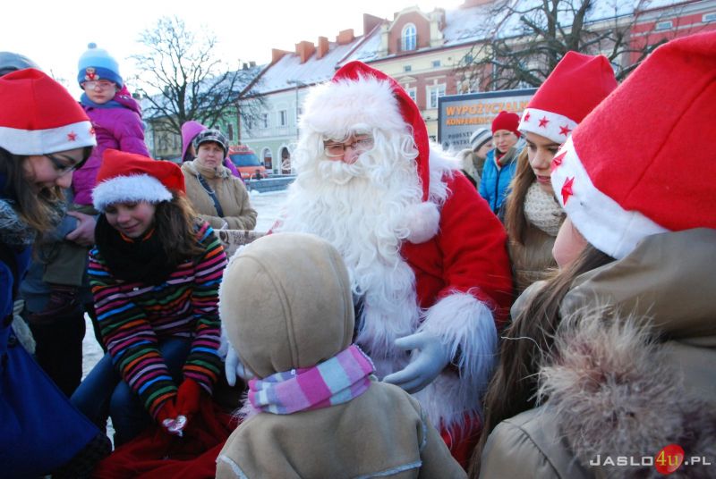 Mikołaj z Jedynką w Jaśle