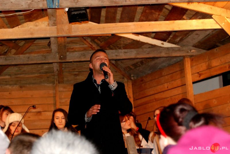 Żywa szopka przy Kościele oo. Franciszkanów