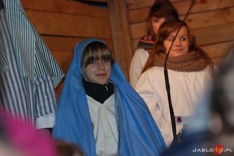 Żywa szopka przy Kościele oo. Franciszkanów