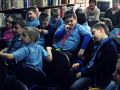 Maria Tomasik w jasielskiej bibliotece pedagogicznej