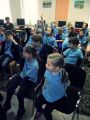 Maria Tomasik w jasielskiej bibliotece pedagogicznej