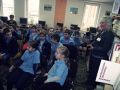 Maria Tomasik w jasielskiej bibliotece pedagogicznej