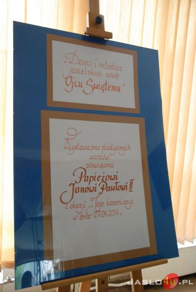 Koncert i wystawa prac plastycznych w JDK z okazji kanonizacji Jana Pawła II
