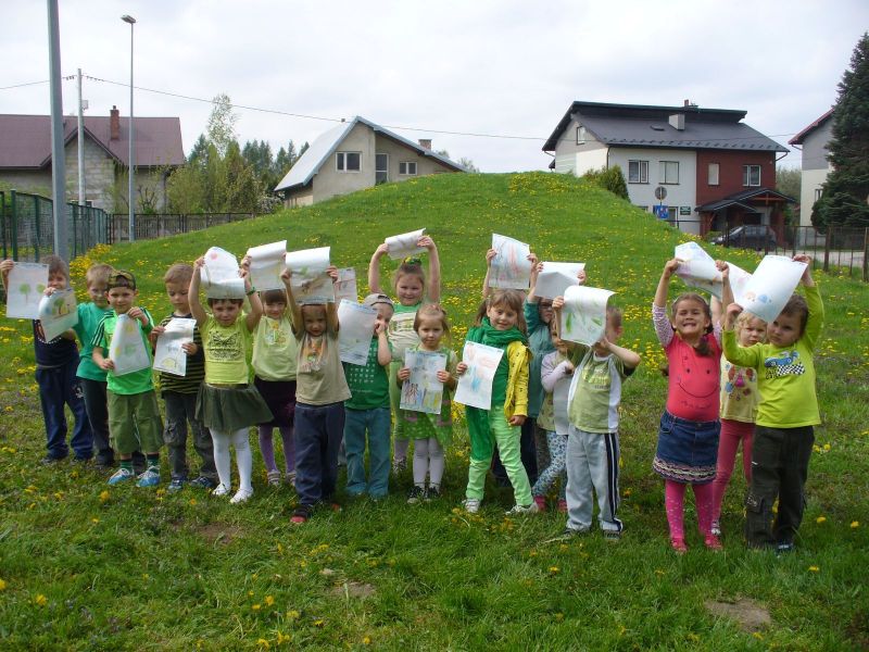 Przedszkole nr 12 w Jaśle wzięło udział w akcji "Listy dla Ziemi"