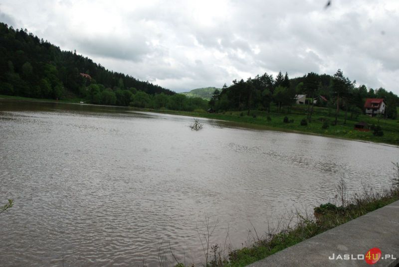 Poziom rzek i podtopienia w powiecie jasielskim