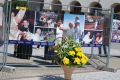 Wernisaż wystawy plenerowej "Święty Jan Paweł II i Rodzina"