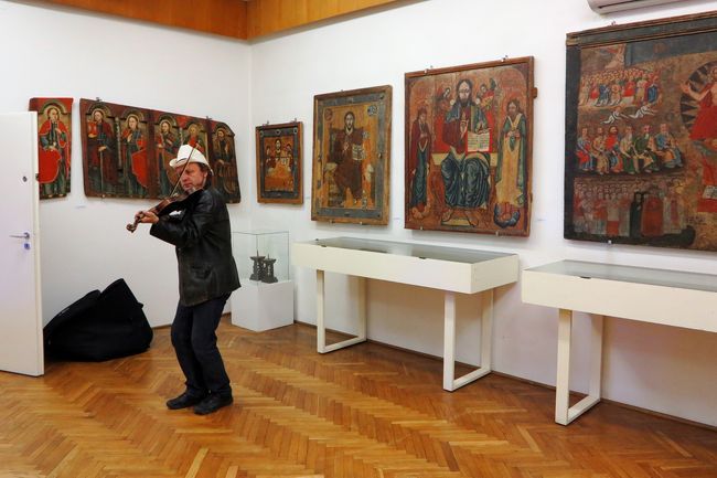 Wizyta dziadobusu w jasielskim muzeum