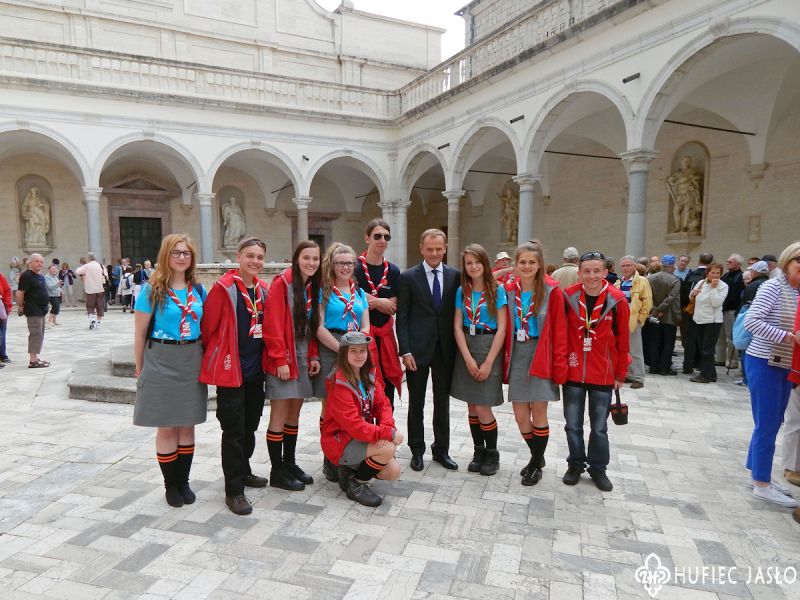 Harcerze z Hufca Jasło na Monte Cassino