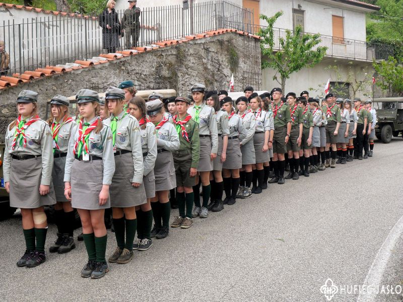 Harcerze z Hufca Jasło na Monte Cassino