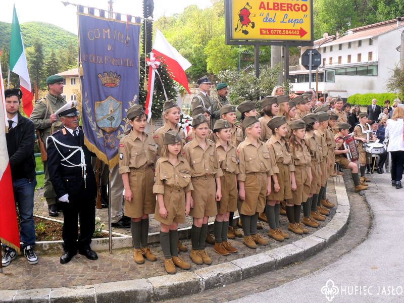 Harcerze z Hufca Jasło na Monte Cassino
