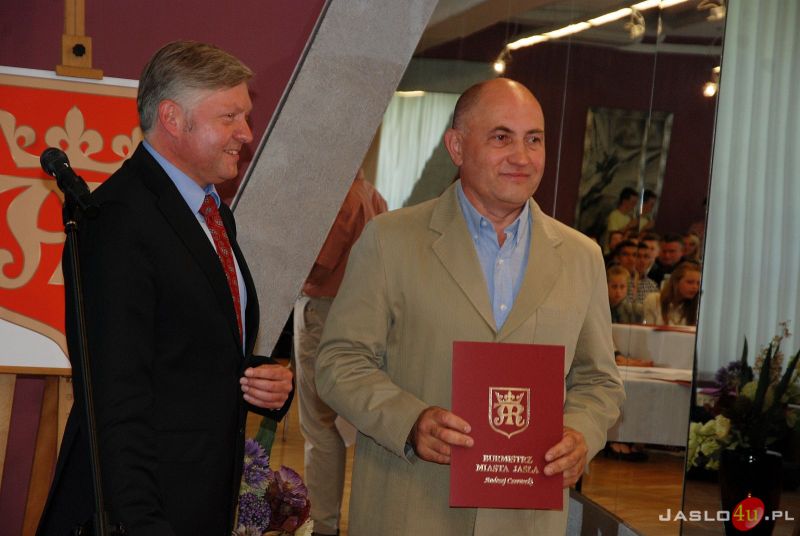 Rozdanie nagród burmistrza dla sportowców, trenerów i działaczy sportowych