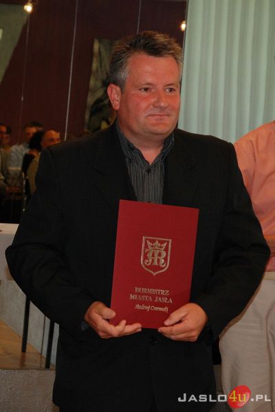 Rozdanie nagród burmistrza dla sportowców, trenerów i działaczy sportowych