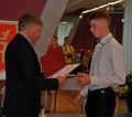 Rozdanie nagród burmistrza dla sportowców, trenerów i działaczy sportowych