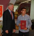 Rozdanie nagród burmistrza dla sportowców, trenerów i działaczy sportowych