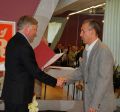 Rozdanie nagród burmistrza dla sportowców, trenerów i działaczy sportowych