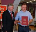 Rozdanie nagród burmistrza dla sportowców, trenerów i działaczy sportowych